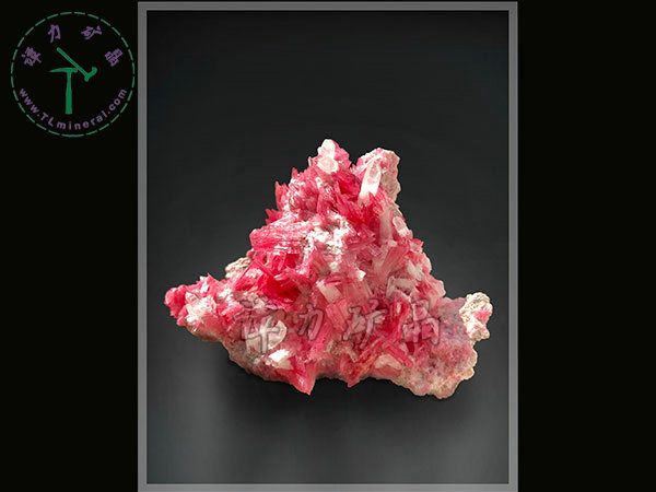 薔薇輝石+水晶，秘魯，10x9x5.5cm